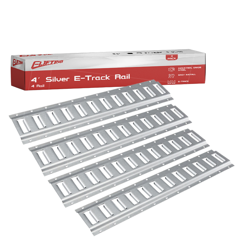 4 Pack Galvanis Horizontal E Track Tie-down Rail Kit