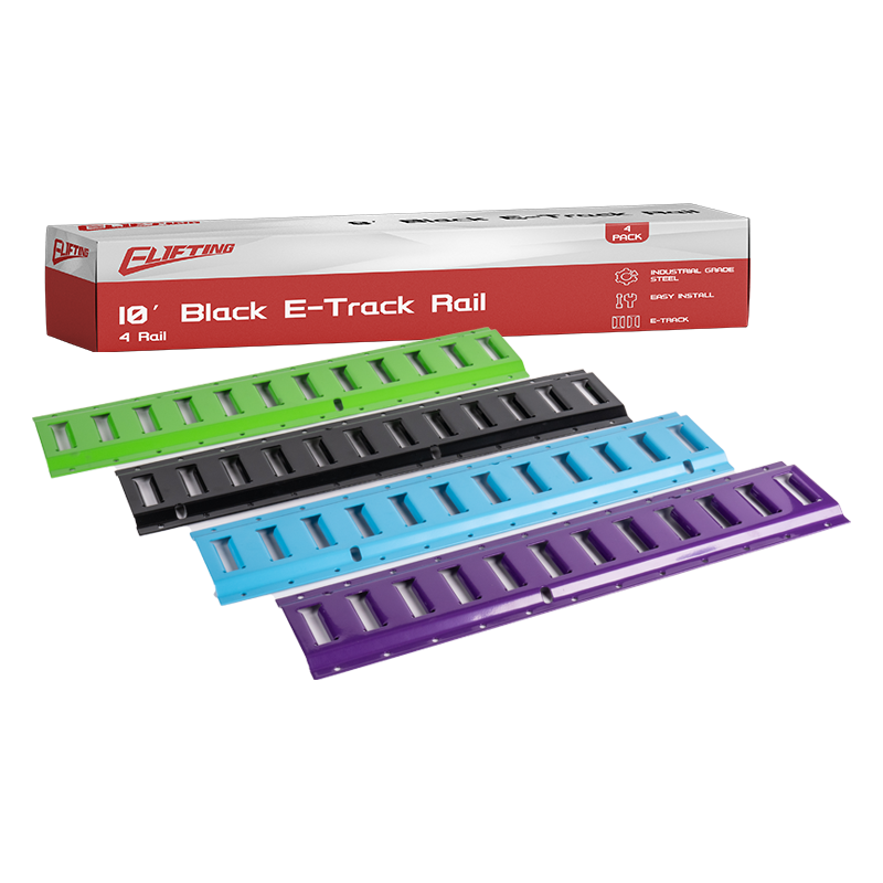Rel horizontal E-track yang dilapisi bubuk khusus